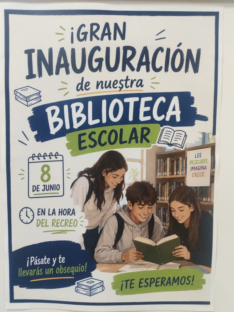 Inauguración de nuestra biblioteca escolar